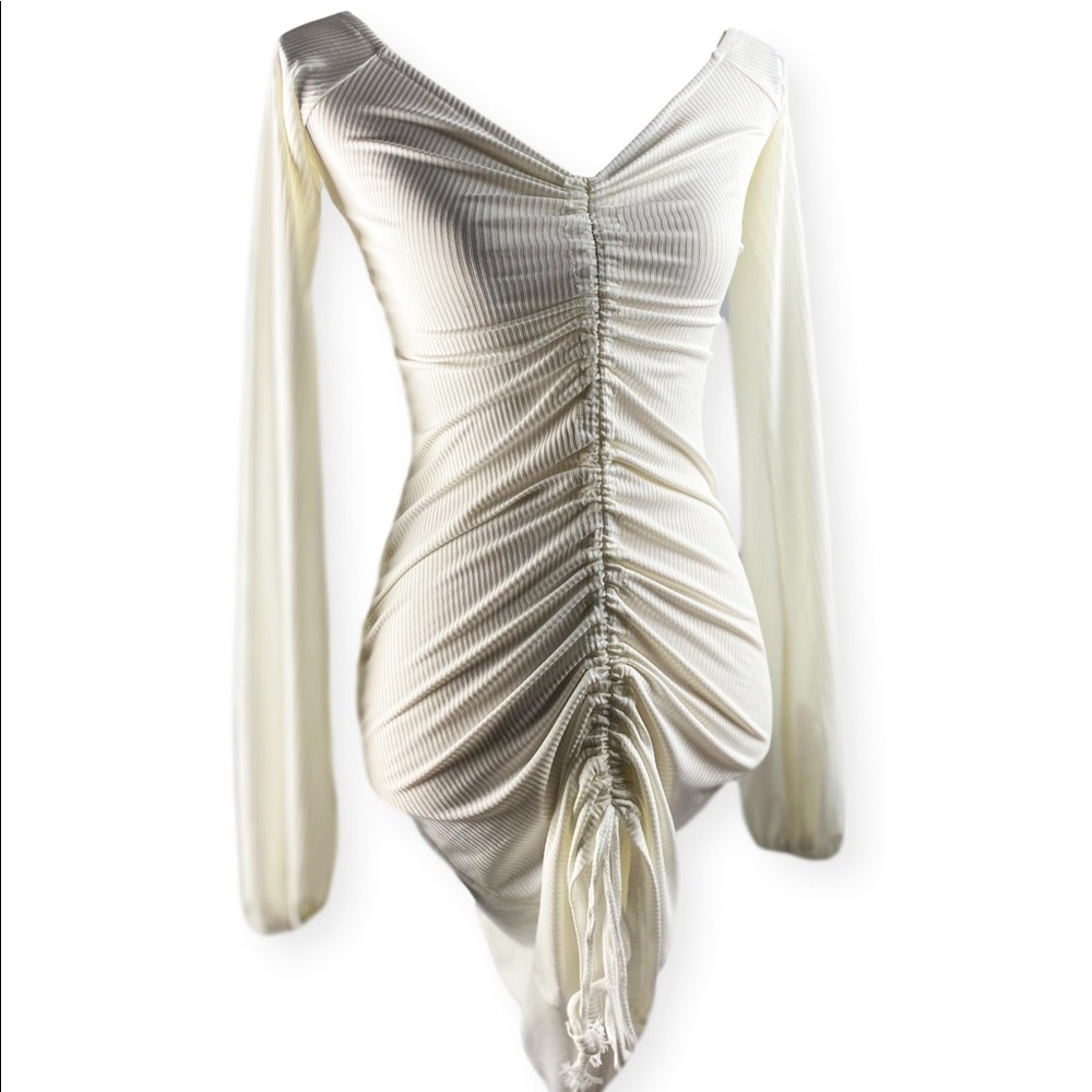 Drawstring dress